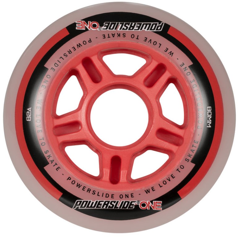 Powerslide ONE 80mm wheel of 82A durometer